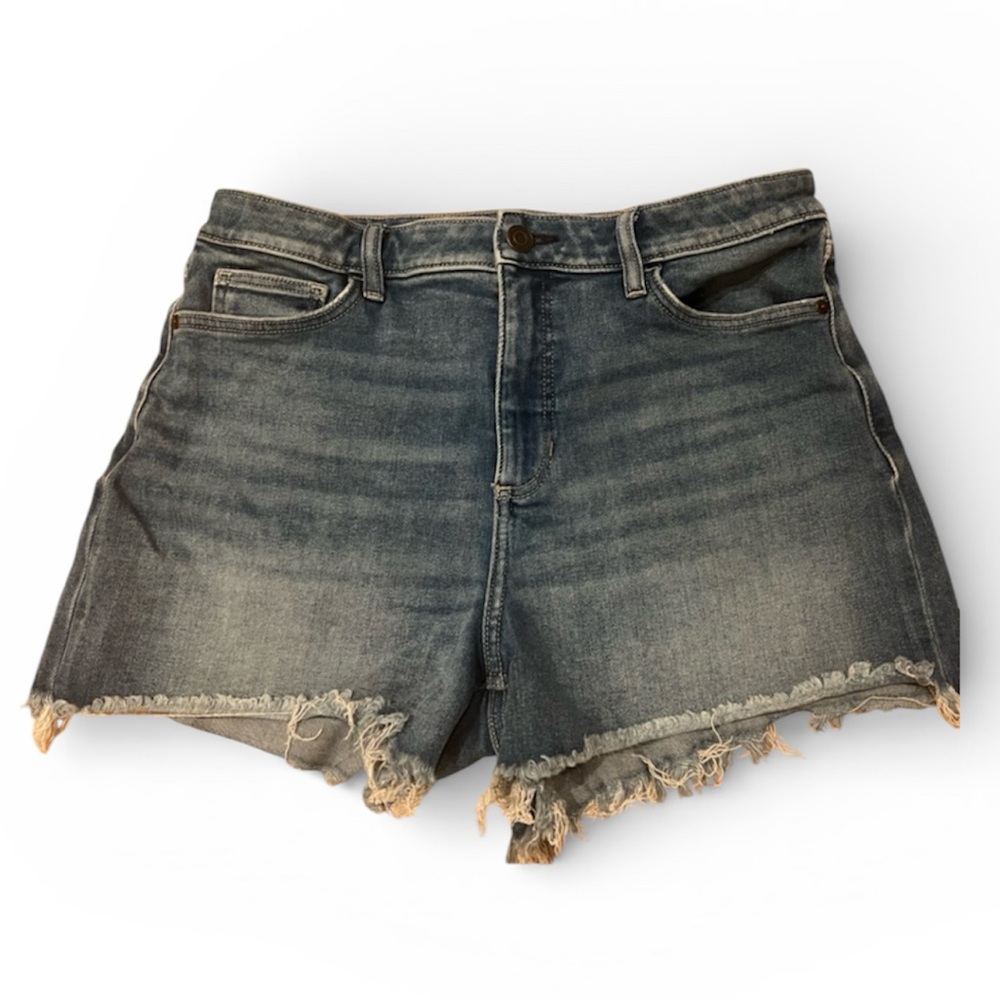 LC Lauren Conrad Denim Jean Shorts with Distressed Hem
